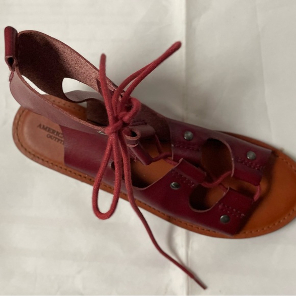 American Eagle Outfitters Faux Leather Gladiator Sandals - Picture 6 of 10